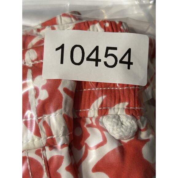 Soobaya Swim Short Mens Size XXL Trunks Red Floral Love Lined Pockets Beach - Picture 8 of 8